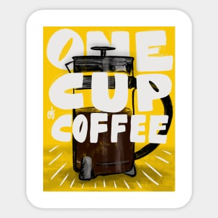 French Press Sticker